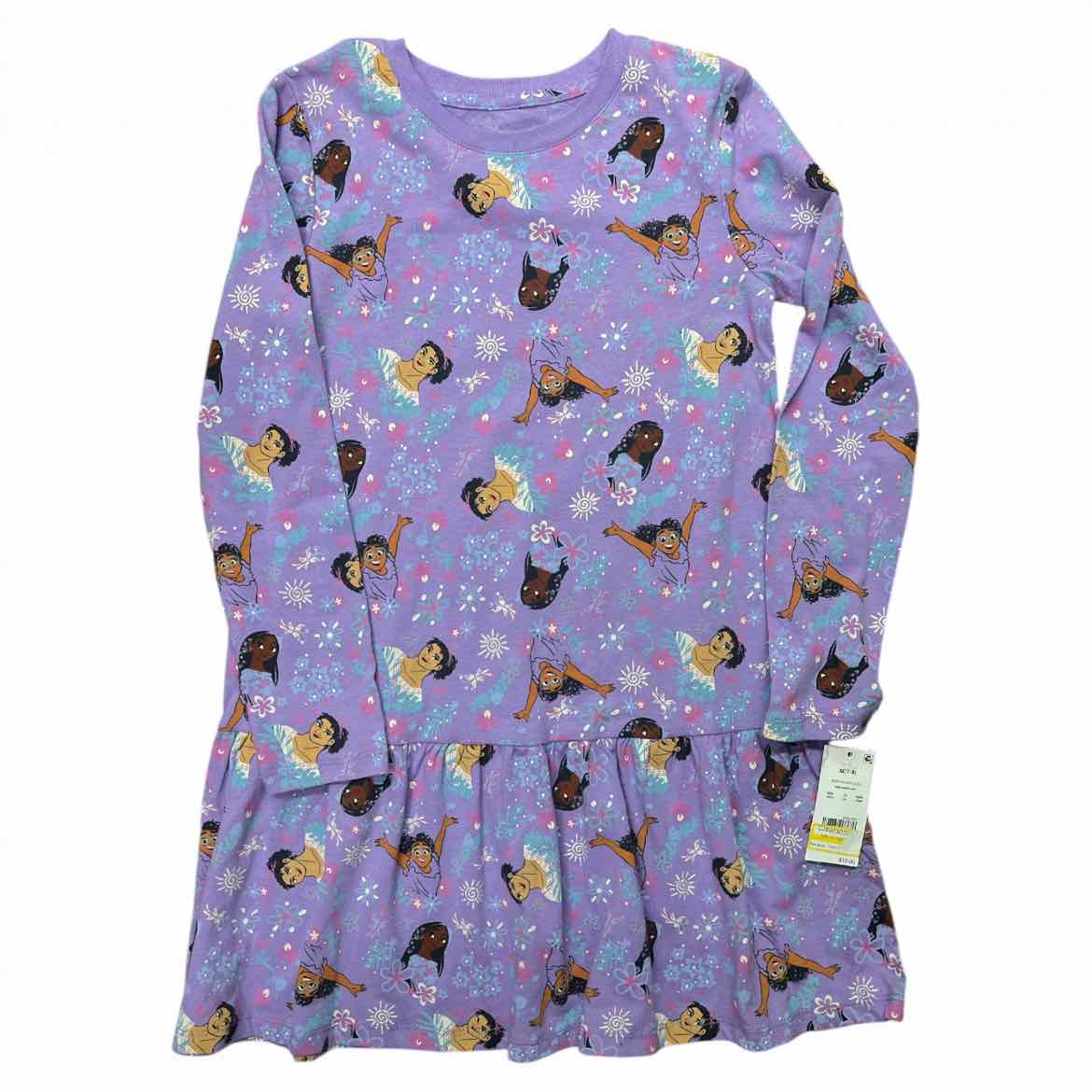 Disney (B) Purple Youth Size 7-8 Girl's CasualDress