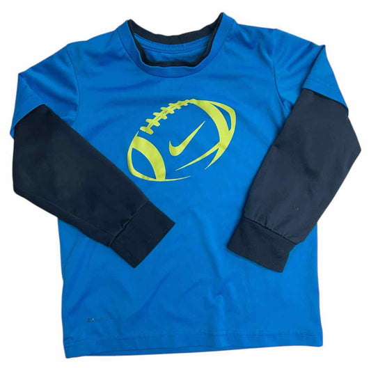 Nike (B) Blue Youth Size 7 Boy's AthleticTopLS