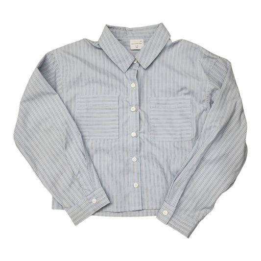 Abercrombie (B) Black Youth Size 7-8 Girl's ButtondownLS