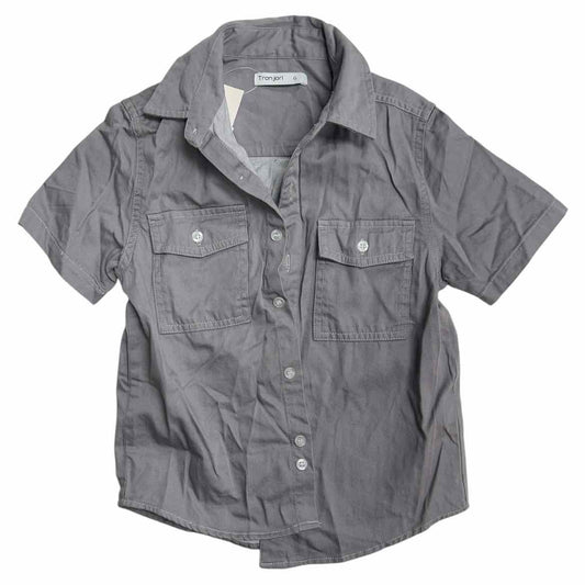 C Brand Grey Youth Size 6 Boy's ButtondownSS