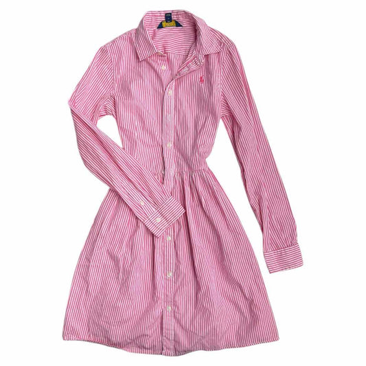Polo Ralph Lauren (A) Pink Youth Size 14 Girl's PartyDress