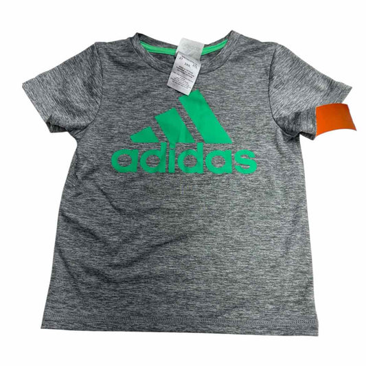 Adidas (B) Grey Toddler Size 2T Boy's AthleticTopSS