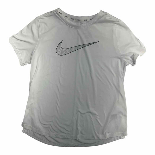 Nike (B) White Youth Size 14-16 Girl's AthleticTopSS