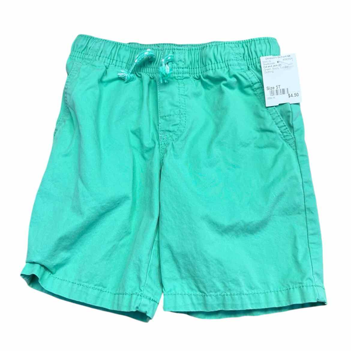 Cat and Jack (D) Green Toddler Size 5T Boy's ShortDenim