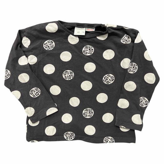 Zara (B) Grey print Toddler Size 3-4 Girl's LSTopBasic