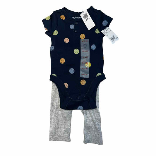 Old Navy (C) Navy Infant Size 0-3 MO Girl's 2PC Casual