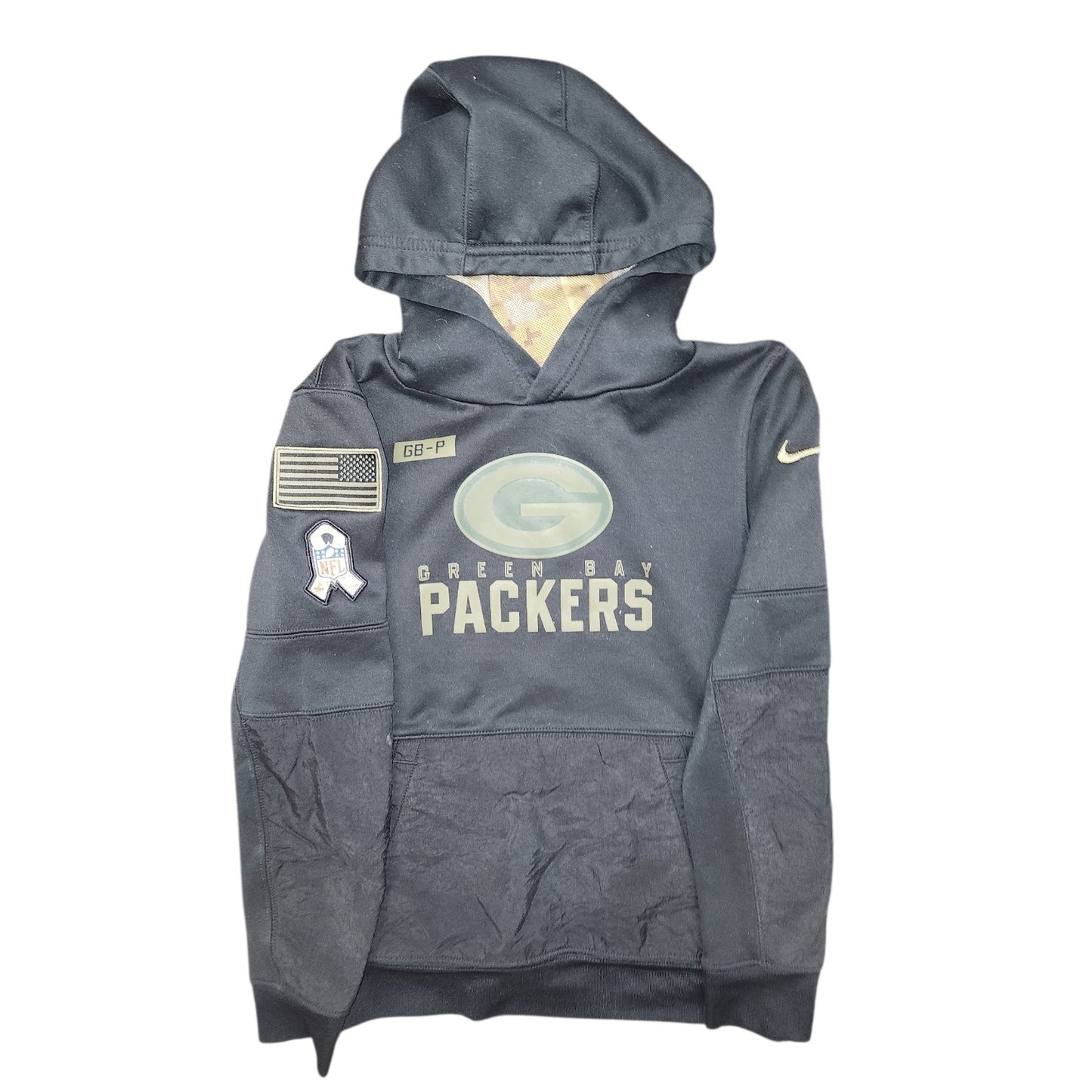 Nike (B) Black Youth Size 10-12 Boy's AthleticSweatshirt