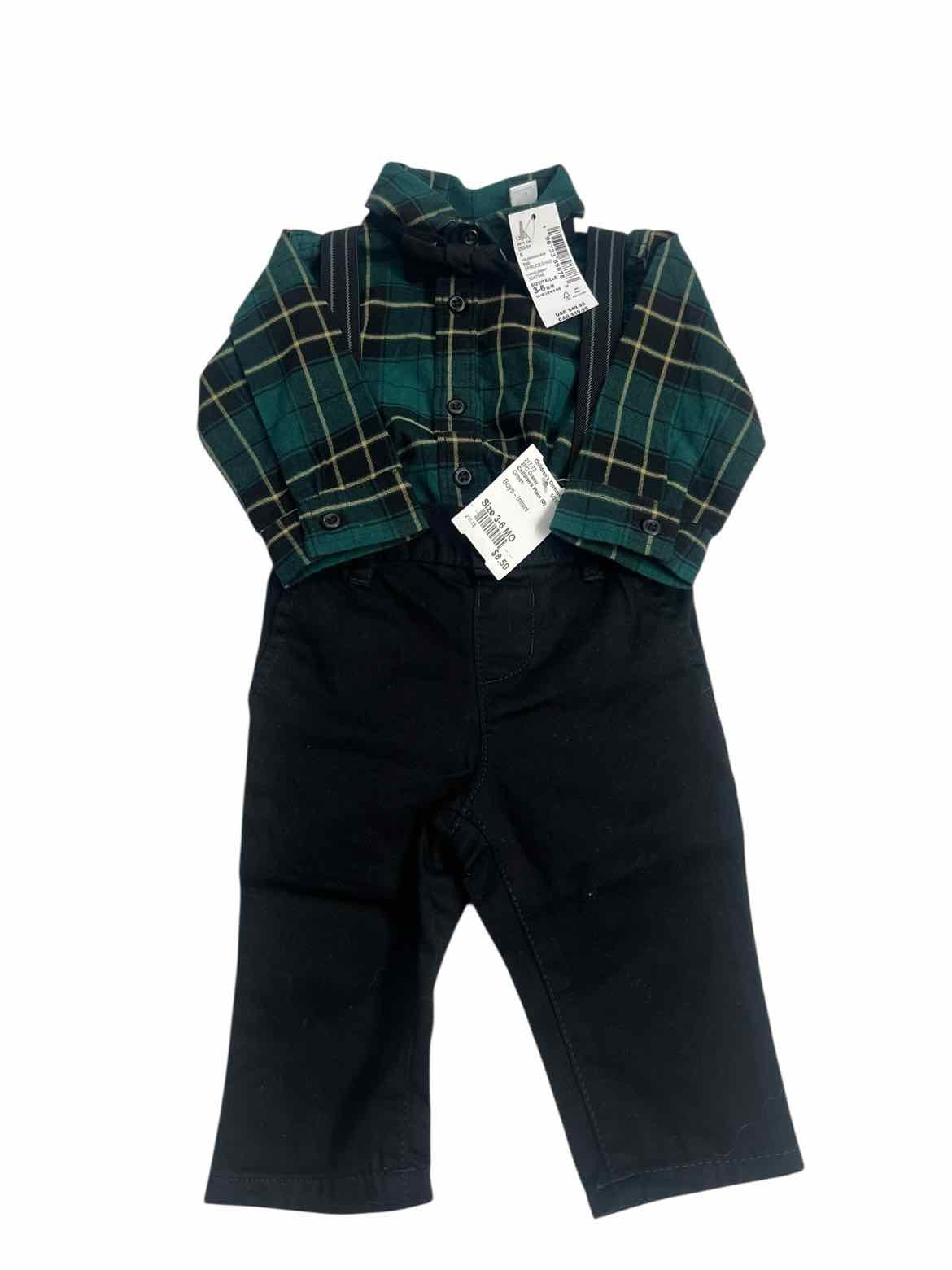 Children's Place (D) Green Infant Size 3-6 MO 3PC Dressy
