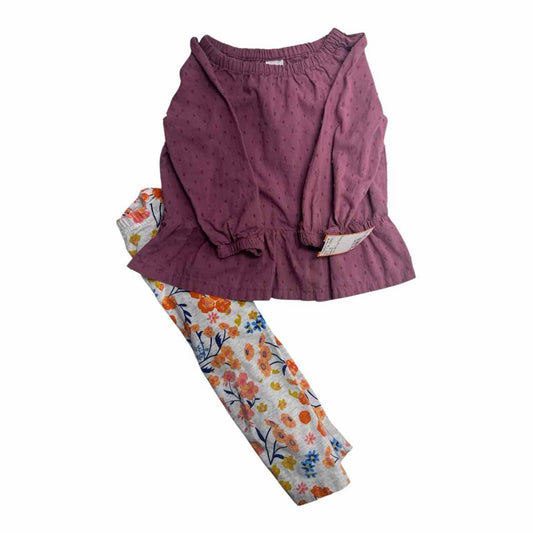 Carters (C) Purple Infant Size 18 MO Girl's 2PC Casual