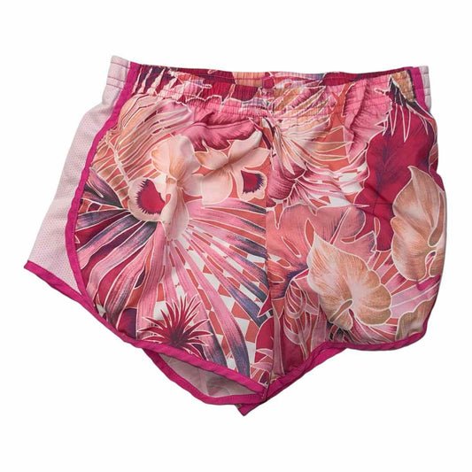 Nike (B) Pink print Youth Size 10-12 Girl's ShortAthletic