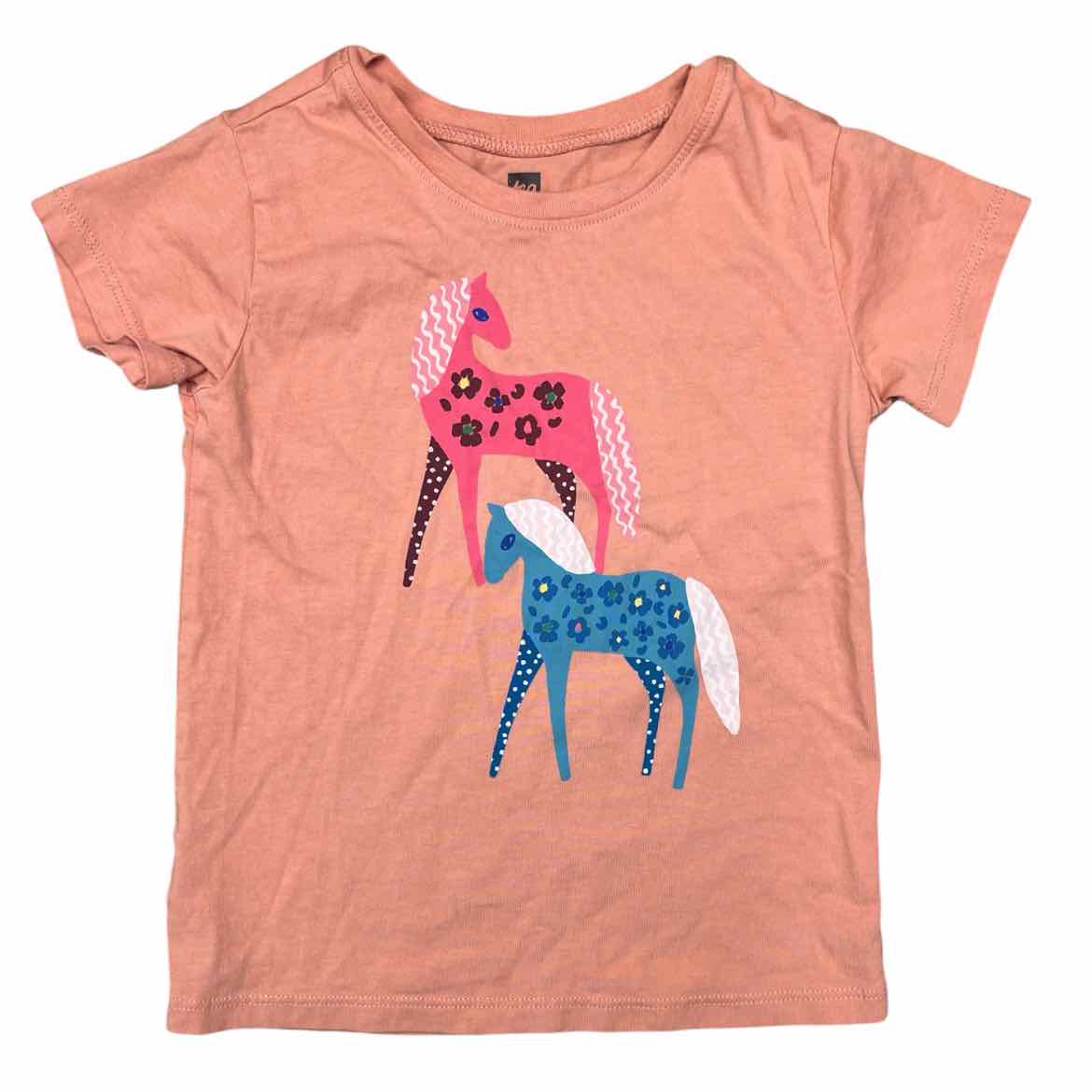 Tea Collection (A) Peach Toddler Size 3 Girl's SSTopBasic