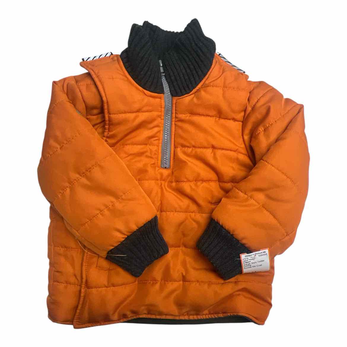 A Brand Orange Toddler Size 2-3 Boy's Jacket Heavy