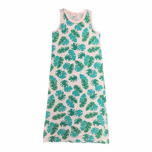 Crewcuts (B) White Print Youth Size 14 CasualDress