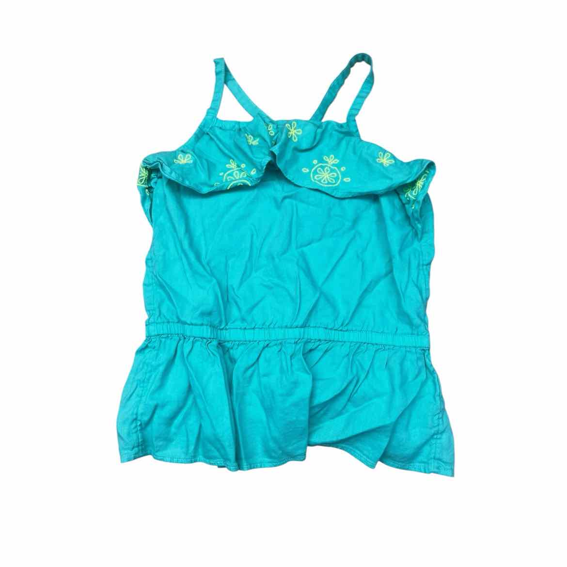 Lands End Mint Youth Size 8 Girl's TankTop
