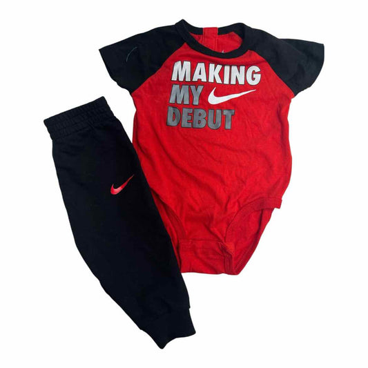 Nike (B) Red Infant Size 6 MO Boy's 2PC Casual