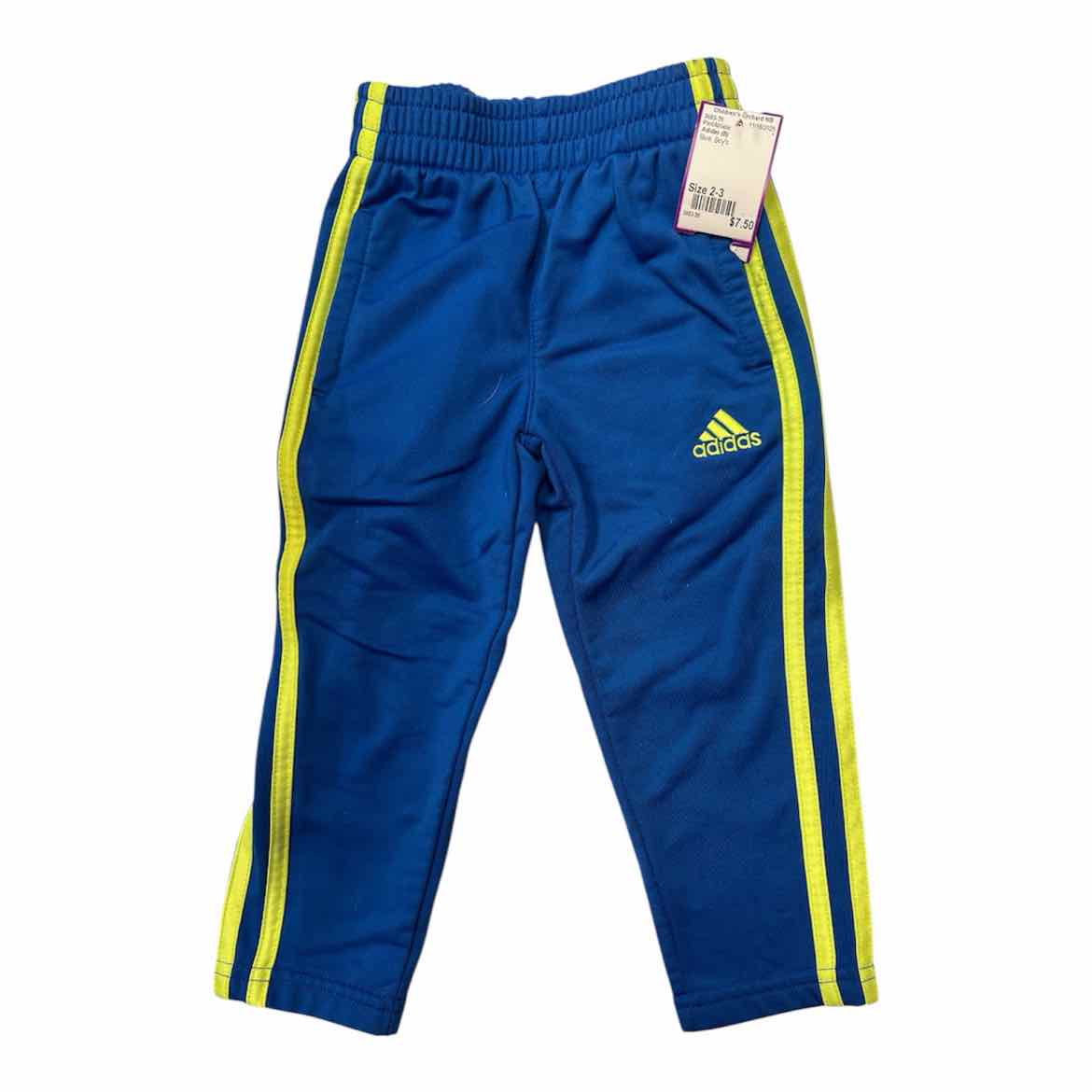 Adidas (B) Blue Toddler Size 2-3 PantAthletic
