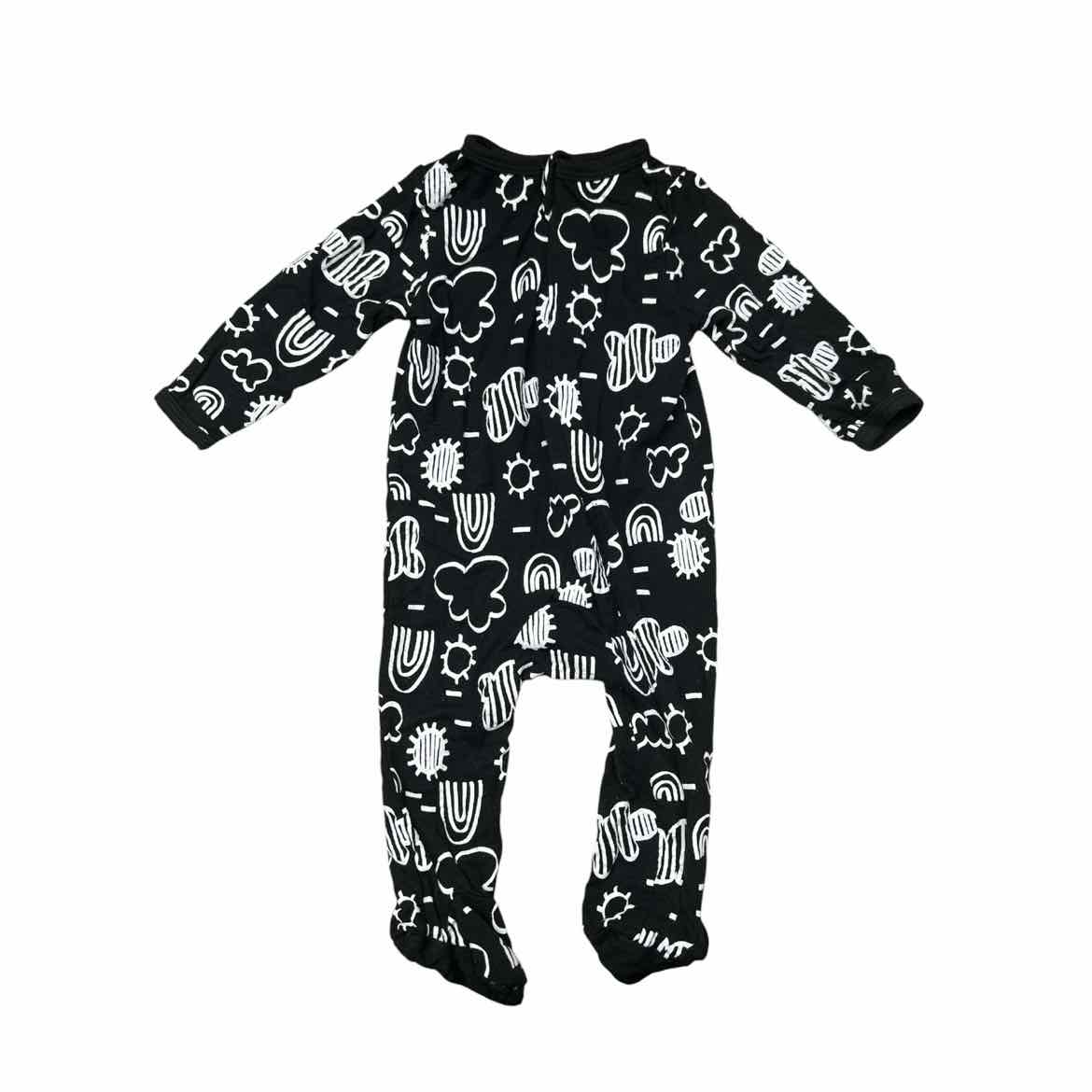 Lullaby Lane (C) Black Infant Size 0-3 MO Boy's 1PCSleepwear