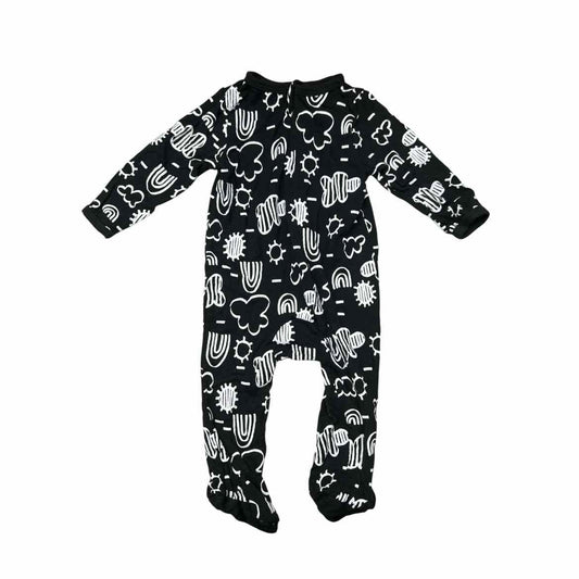 Lullaby Lane (C) Black Infant Size 0-3 MO Boy's 1PCSleepwear