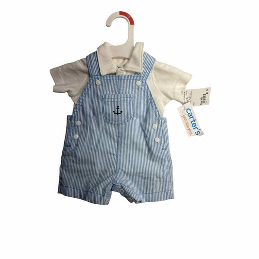 Just One You (D) Blue Infant Size NB Boy's 2PC Casual