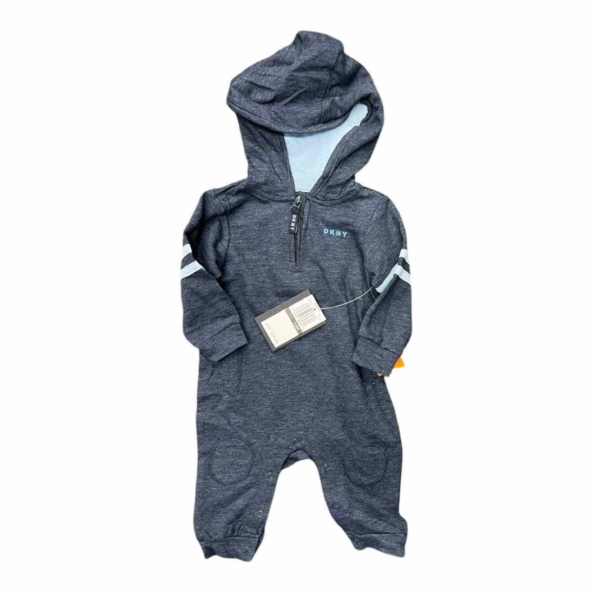 DKNY (A) Navy Infant Size 3-6 MO Boy's 1PC Casual