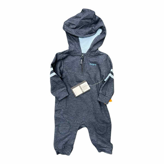 DKNY (A) Navy Infant Size 3-6 MO Boy's 1PC Casual