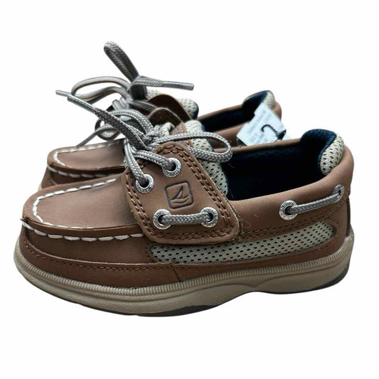 Sperry (A) Brown Toddler Shoe Size 7 (Toddler) Boy's Dress Shoes