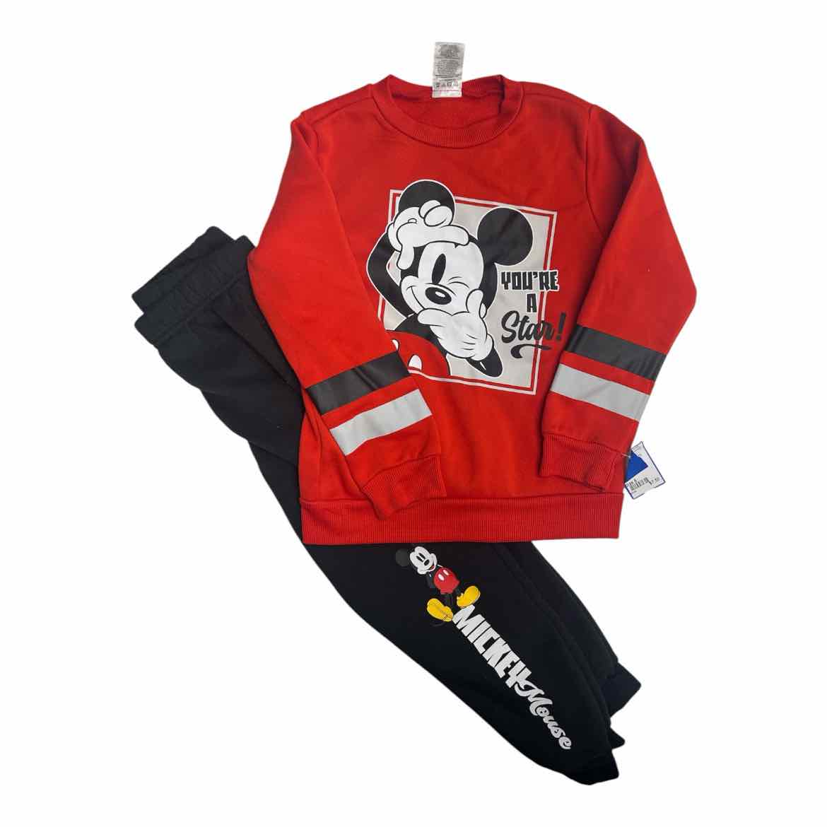 Disney (B) Red Youth Size 6 Boy's 2PCCasual