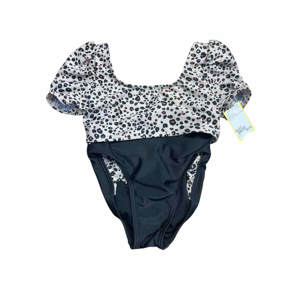 Cat and Jack (D) Black Toddler Size 4-5 Girl's 2PCSwimwear