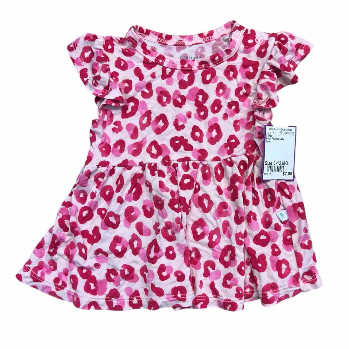 Posh Peanut (AA) Pink Infant Size 6-12 MO Girl's SSTop