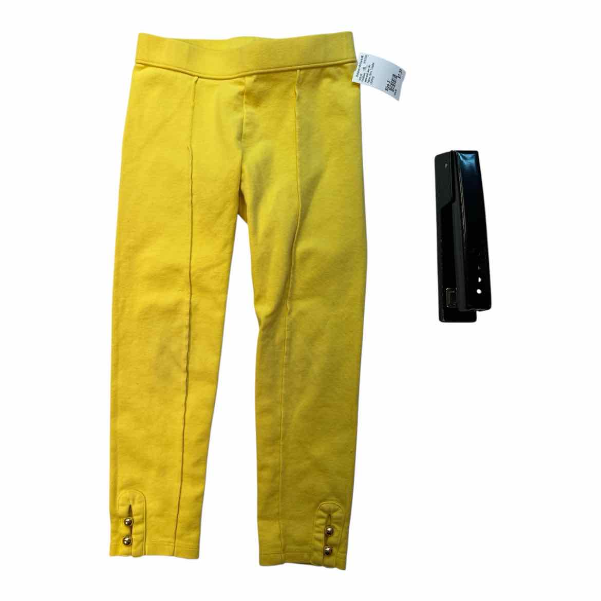 Janie and Jack (A) Yellow Toddler Size 5 Girl's PantBasic
