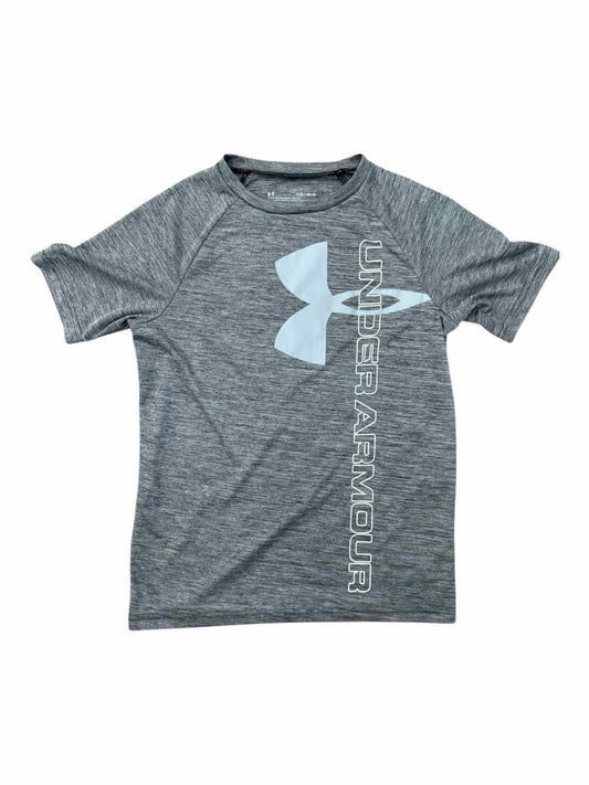 Under Armour (B) Grey Youth Size 14-16 AthleticTopSS