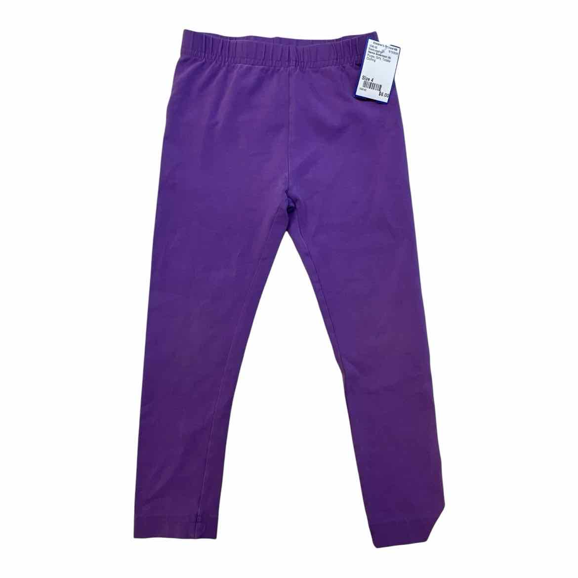 Hanna Andersson (A) Purple Toddler Size 4 Girl's BasicLeggings