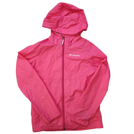 Columbia (B) Pink Youth Size 10-12 Girl's Rain Coat