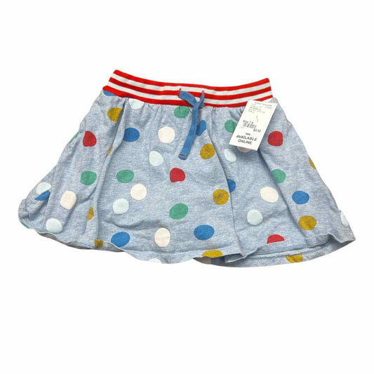 Mini Boden (A) Blue Print Youth Size 7-8 Girl's SkirtCasual
