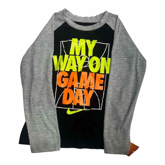 Nike (B) Black Toddler Size 5T Boy's LSTop