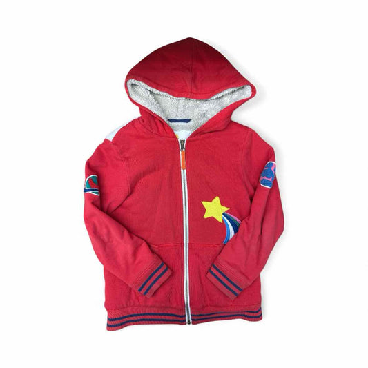 Mini Boden (A) Red Youth Size 7-8 Boy's Sweatshirt