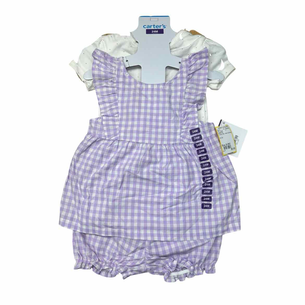 Carters (C) Purple Infant Size 24 MO Girl's 3PC Casual
