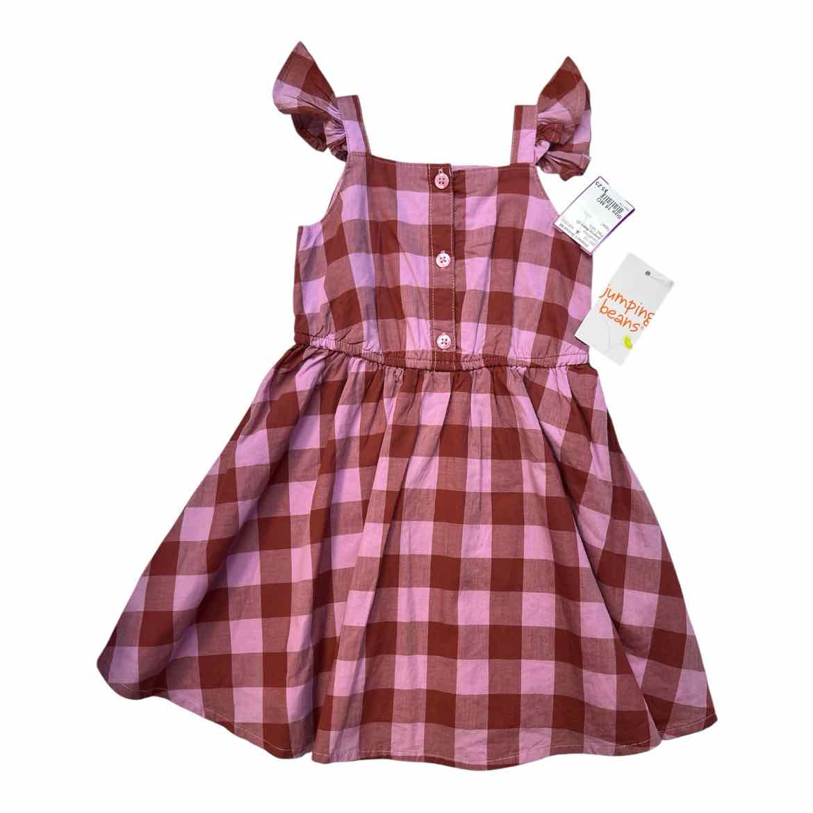 Jumping Beans (D) Plaid Infant Size 18 MO Girl's CasualDress