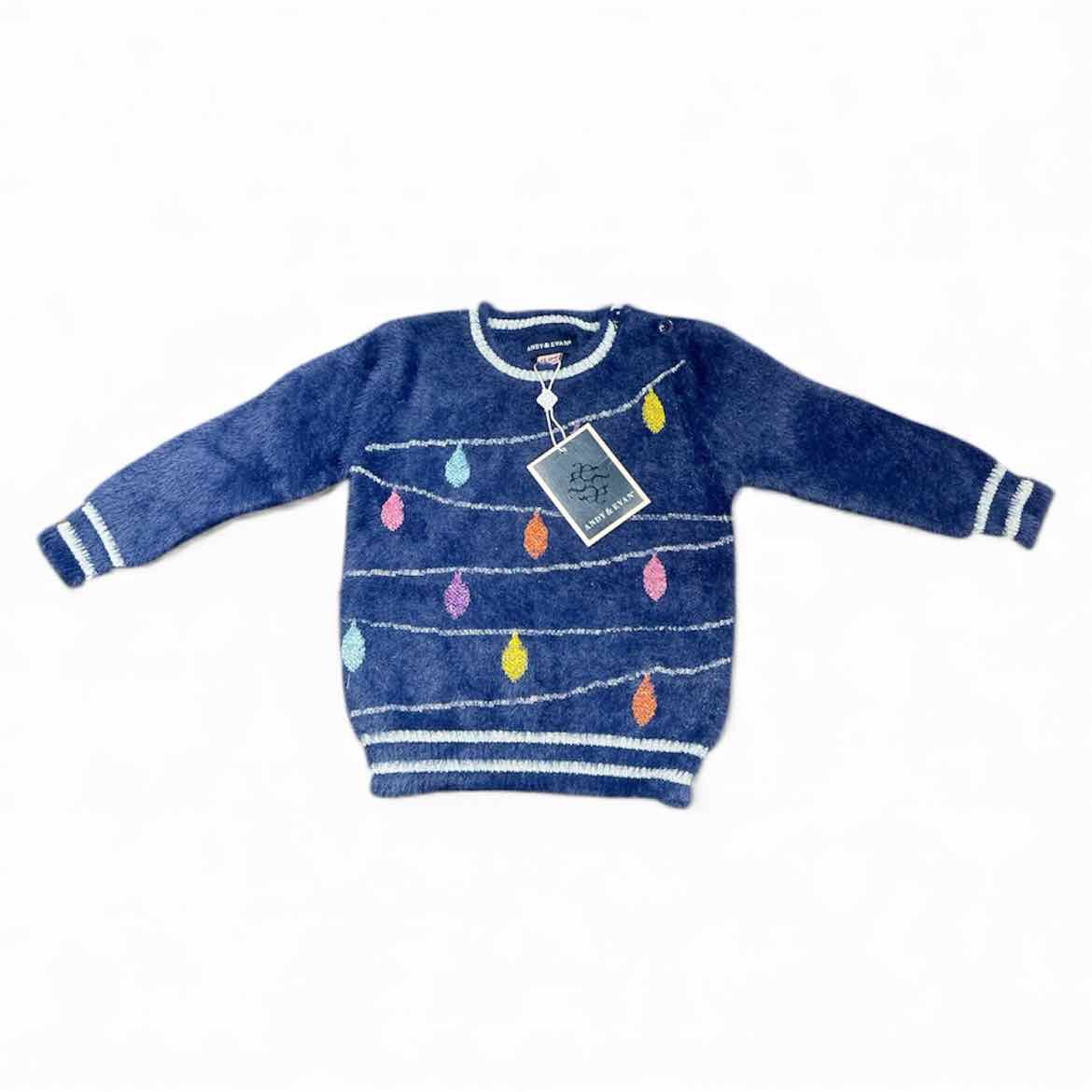 Andy & Evan (B) Navy Infant Size 12-18 MO Girl's SweaterLight