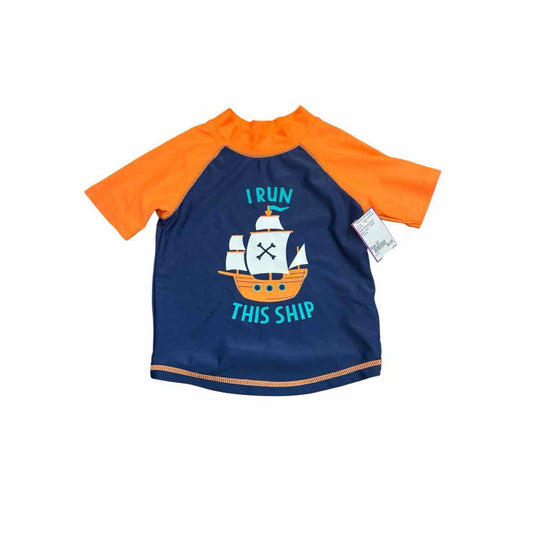 Simple Joys by Cartes Beige Toddler Size 2T SwimTop