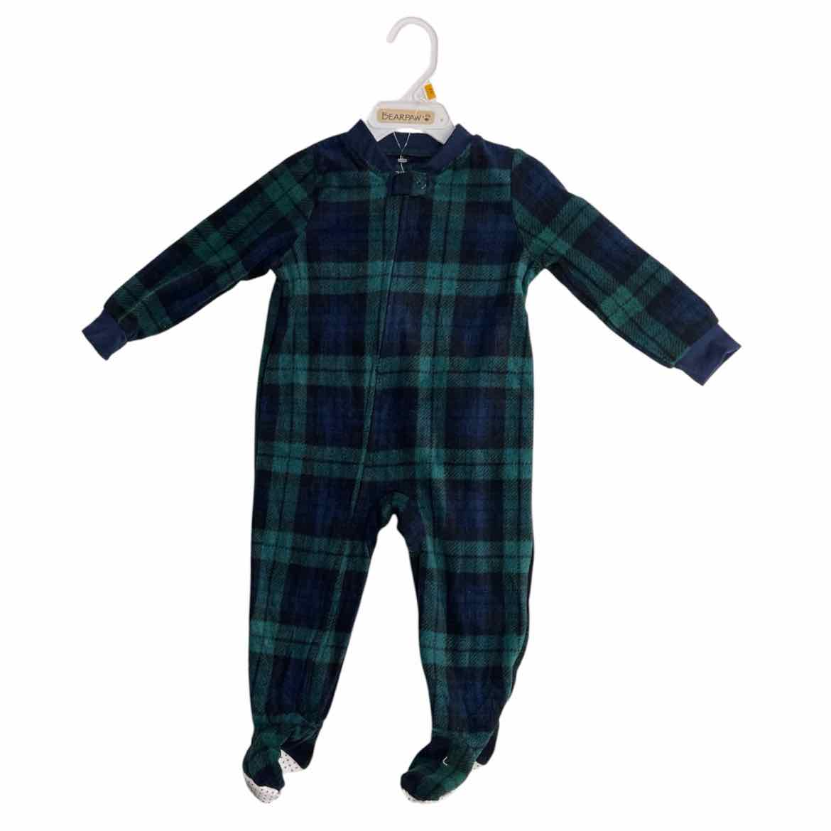 Bearpaw (AA) Plaid Infant Size 18 MO Boy's 1PCSleepwear