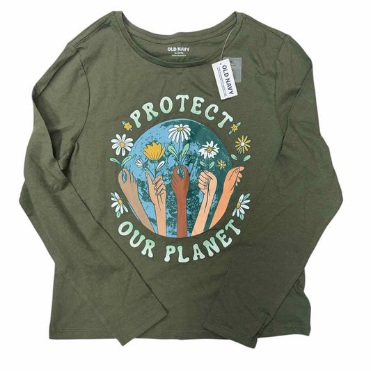 Old Navy (C) Gold Youth Size 14-16 Girl's LSTopBasic