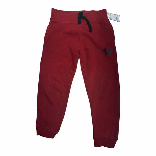 True Religion (A) Red Toddler Size 4T Boy's Sweatpant