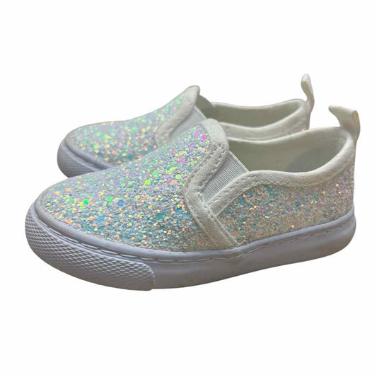Cat and Jack (D) White Toddler Shoe Size 5 (Toddler) Girl's Casual Shoes