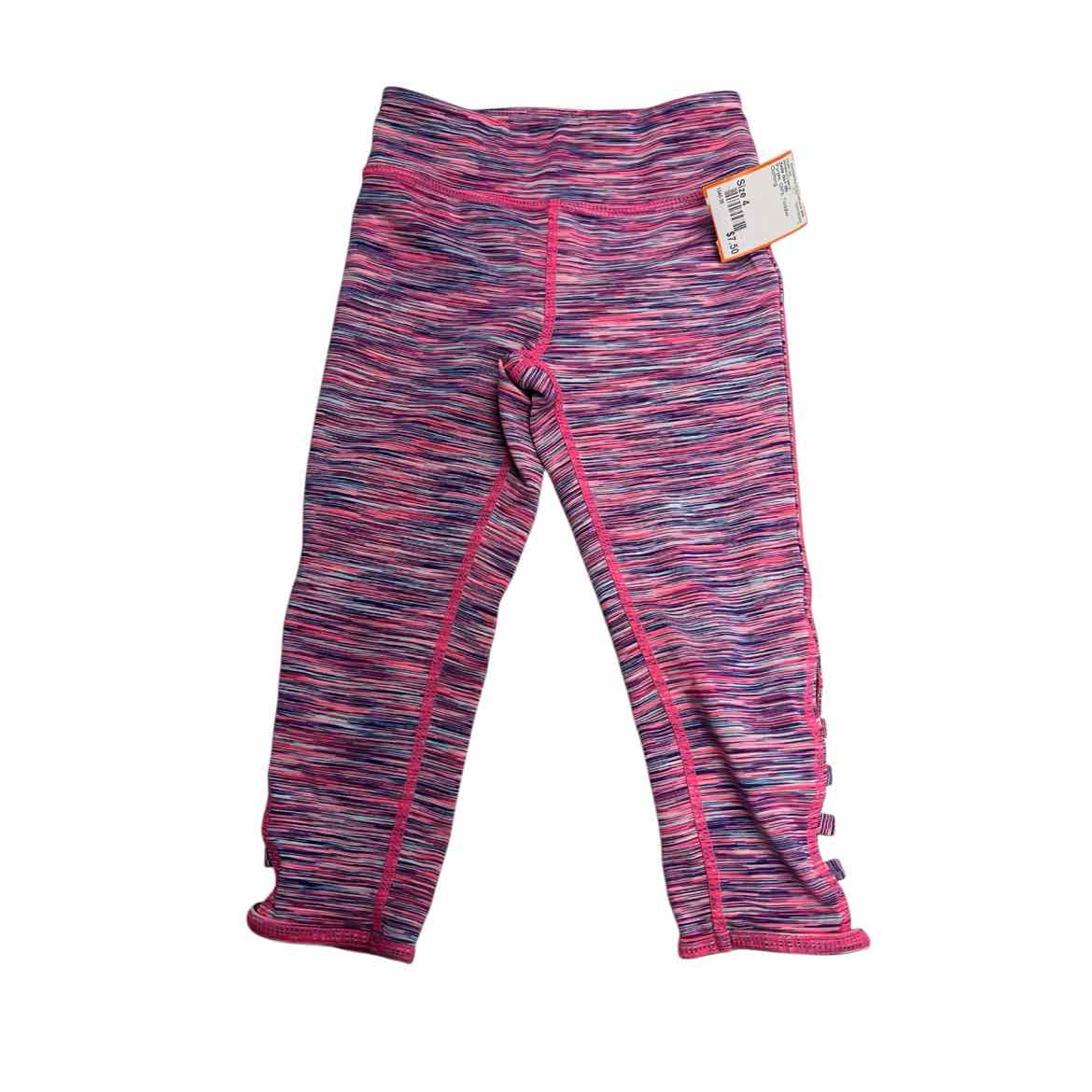 Zella Girl (B) Purple Toddler Size 4 Girl's AthleticCapris