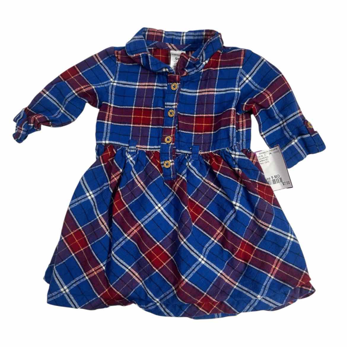 Carters (C) Plaid Infant Size 9 MO CasualDress