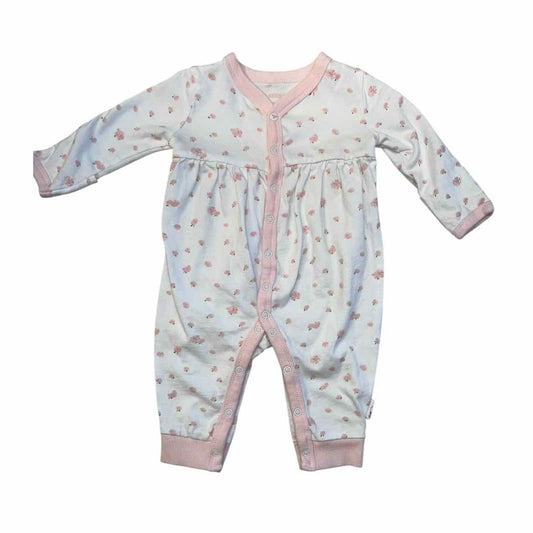 Burts Bees (C) White Infant Size NB Girl's 1PCSleepwear