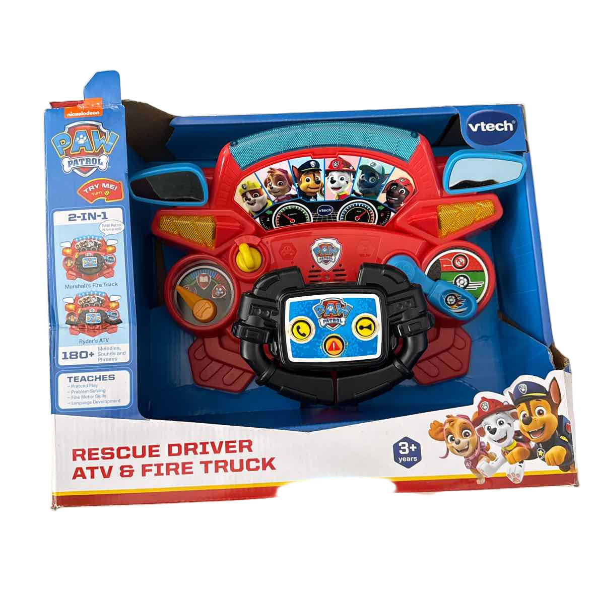 VTech PAW Patrol Rescue Driver ATV & Fire Truck