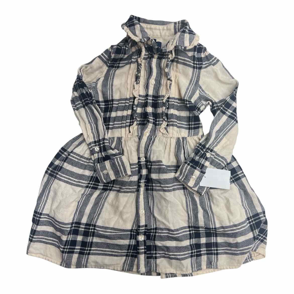 Polo Ralph Lauren (A) Navy Print Toddler Size 4 Girl's CasualDress
