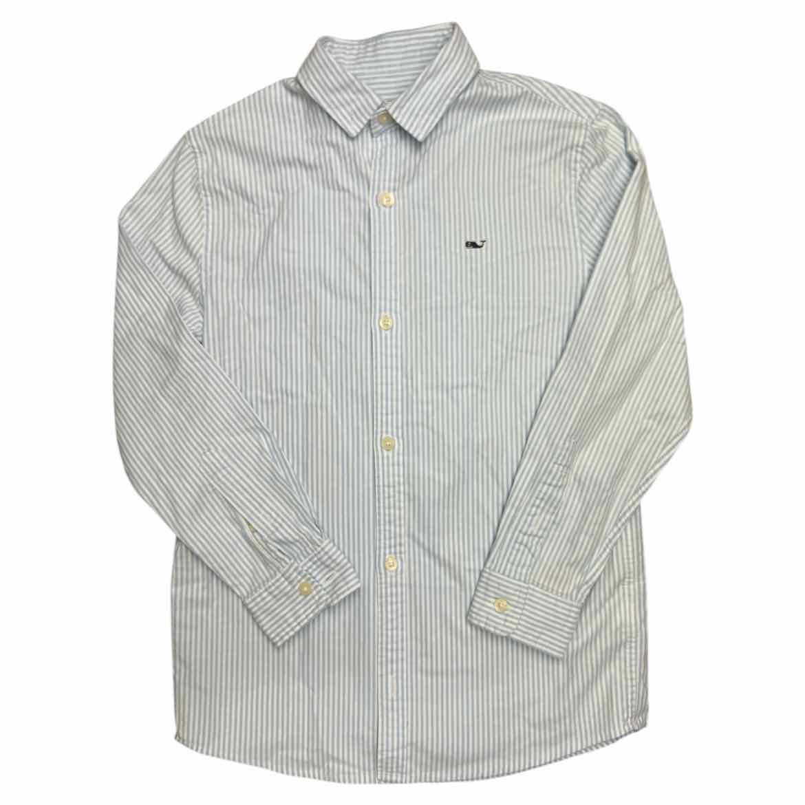 Vineyard Vines (A) Blue Youth Size 8-10 Boy's ButtondownLS